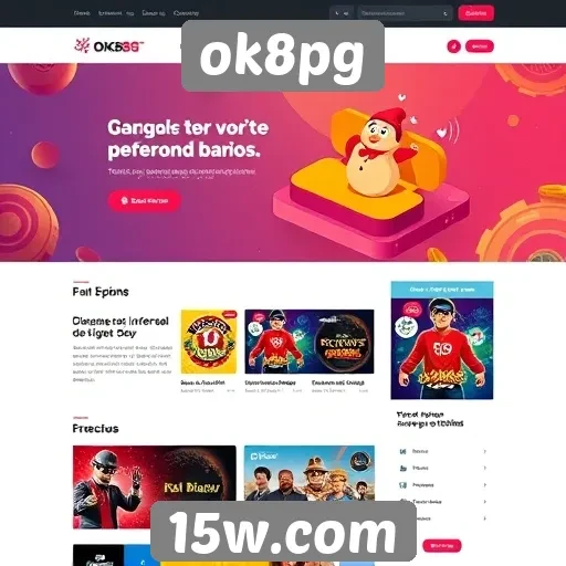 tendências de design e usabilidade no site ok8pg