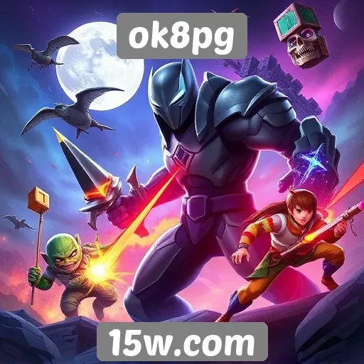 Comparativo entre jogos populares no site ok8pg